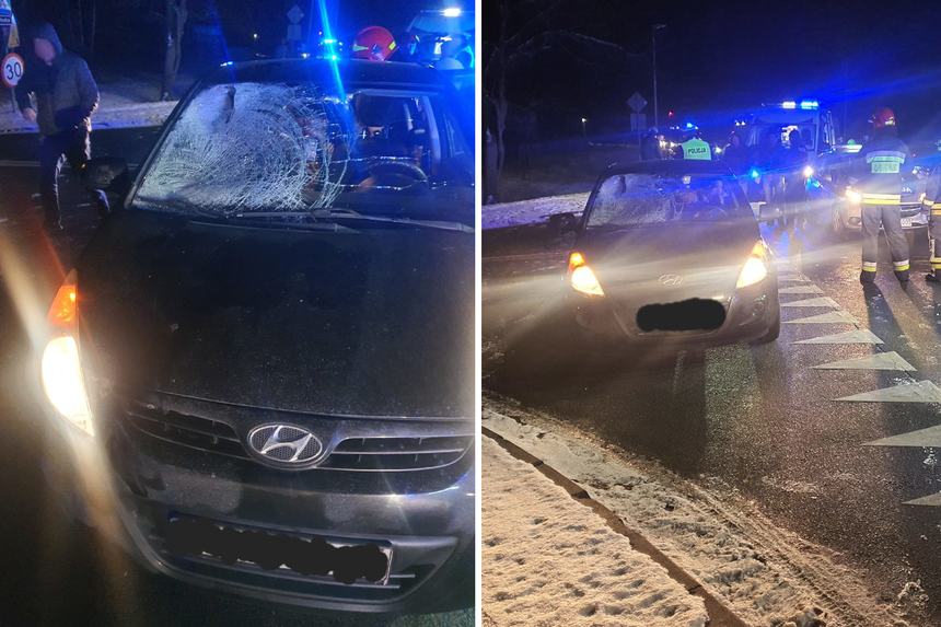 wypadek w Skierdach