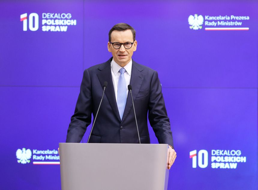 „Dekalog polskich spraw”. Morawiecki ogłasza plan PiS