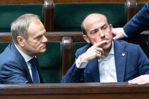 Donald Tusk i Borys Budka