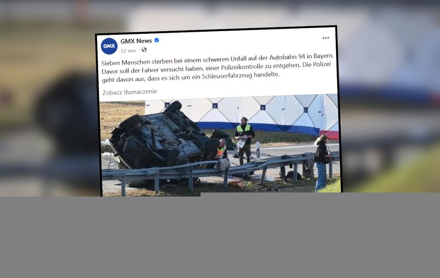 koszmarny wypadek w Niemczech