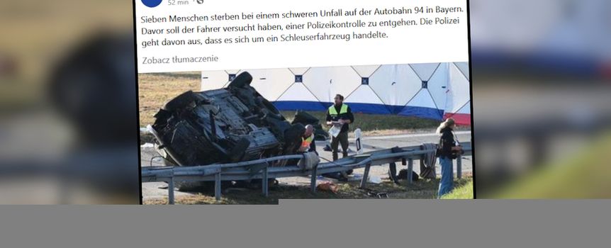 koszmarny wypadek w Niemczech