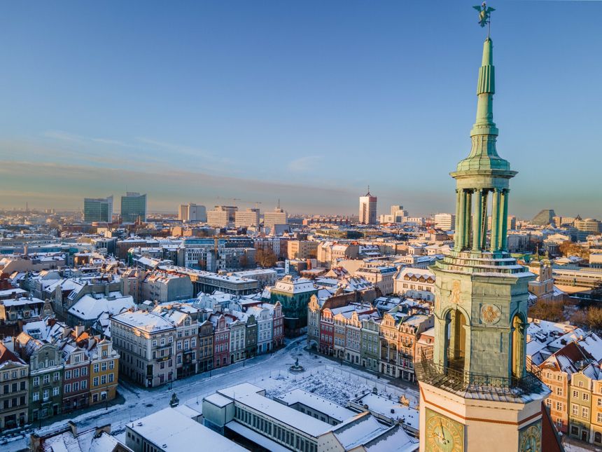 Poznań zimą