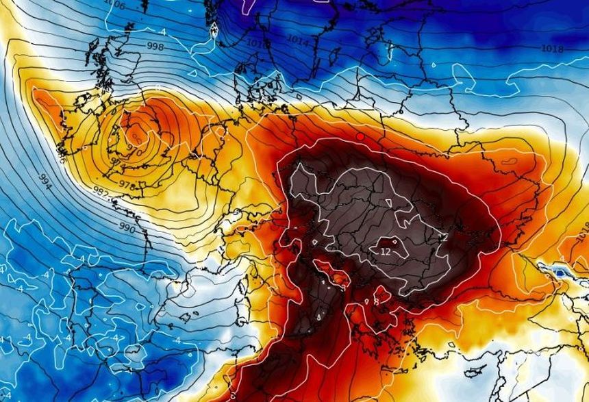 Mapa temperatury