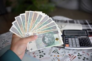pieniądze trzymane w ręku