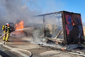 A4. Wypadek ciężarówki pod Zgorzelcem 