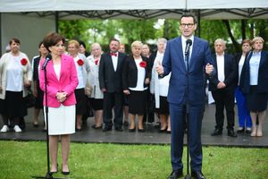 Marlena Maląg i Mateusz Morawieckie