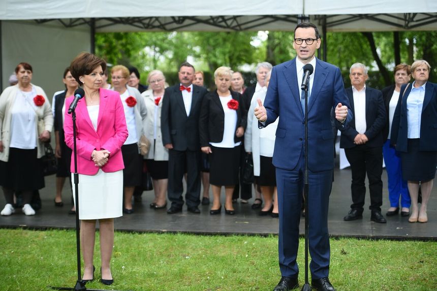Marlena Maląg i Mateusz Morawieckie