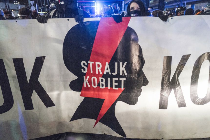 protest Strajku Kobiet