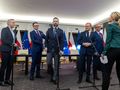 Robert Biedron, Szymon Holownia, Wladyslaw Kosiniak-Kamysz, Donald Tusk, Wlodzimierz Czarzasty