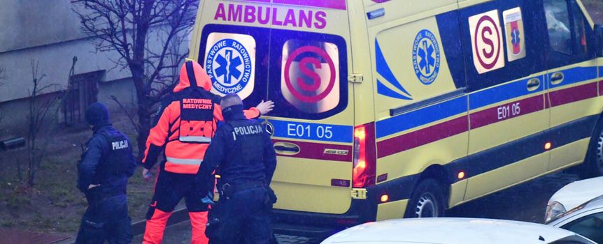 Warszawa. Leżał w kałuży krwii