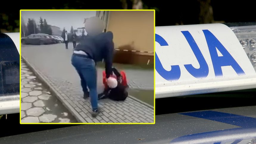 Samosąd pod szkołą