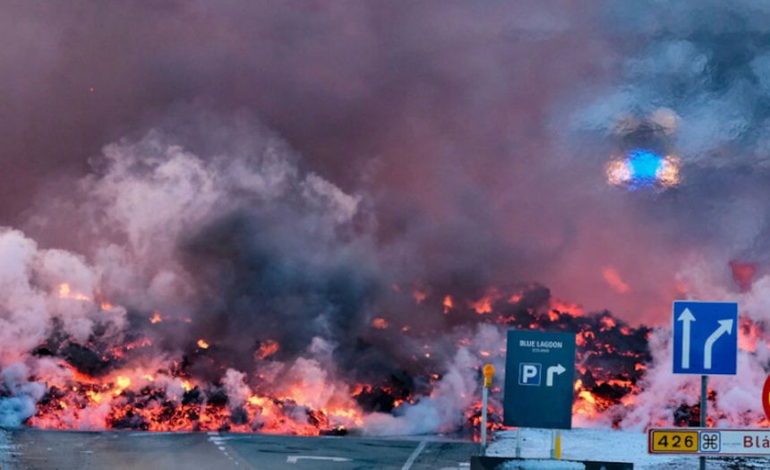 Islandia wybuch wulkanu