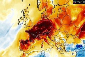 Anomalie temperatury w poniedziałek o godz. 12