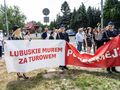 protest w obronie kopalni Turów