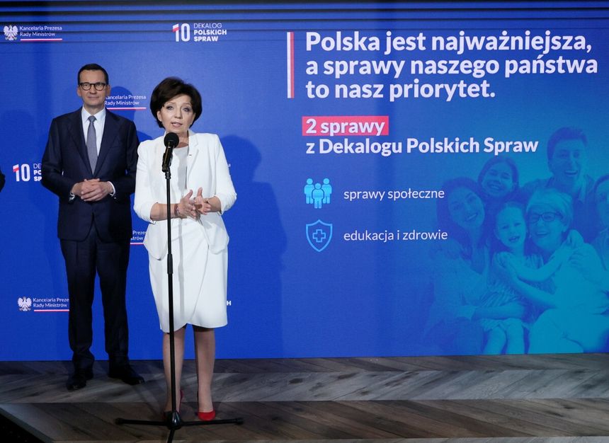Marlena Maląg i Mateusz Morawiecki
