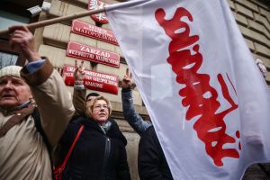 Demonstracja w Krakowie