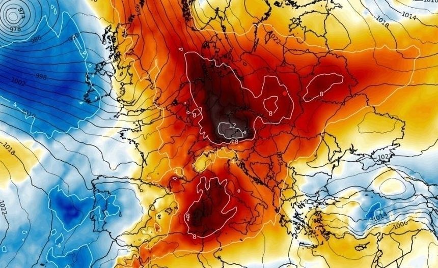 Mapa temperatury