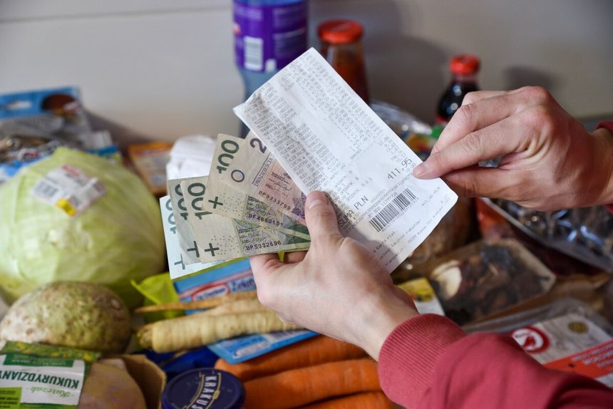 paragon, pieniądze i zakupy