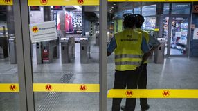 wypadek w metrze
