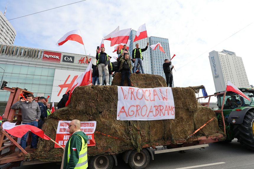 protest rolników