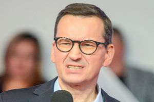 Morawiecki gips