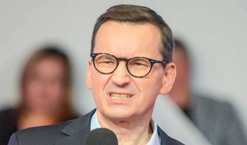 Morawiecki gips