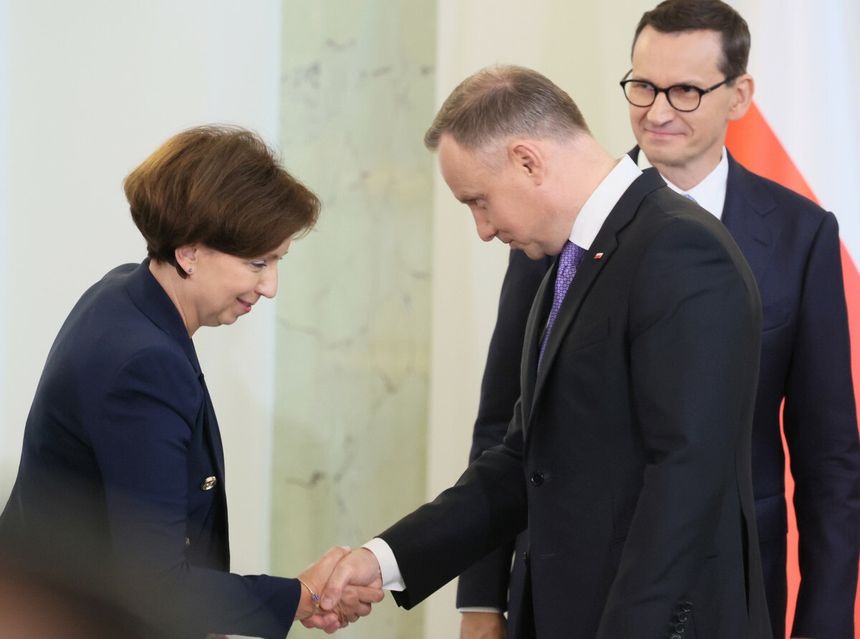 Marlena Maląg, Andrzej Duda, Mateusz Morawiecki