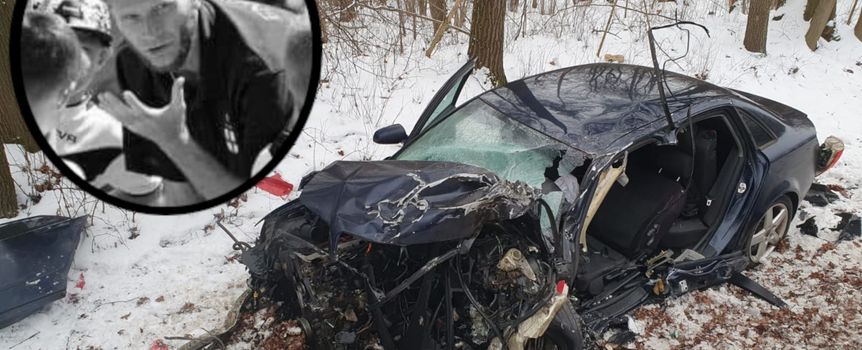 wypadek pod Legionowem