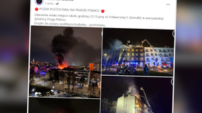 pożar na Pradze-Północ