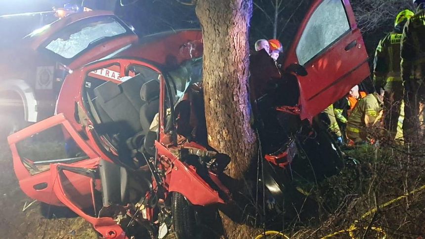 Wypadek w miejscowości Kąśna Górna