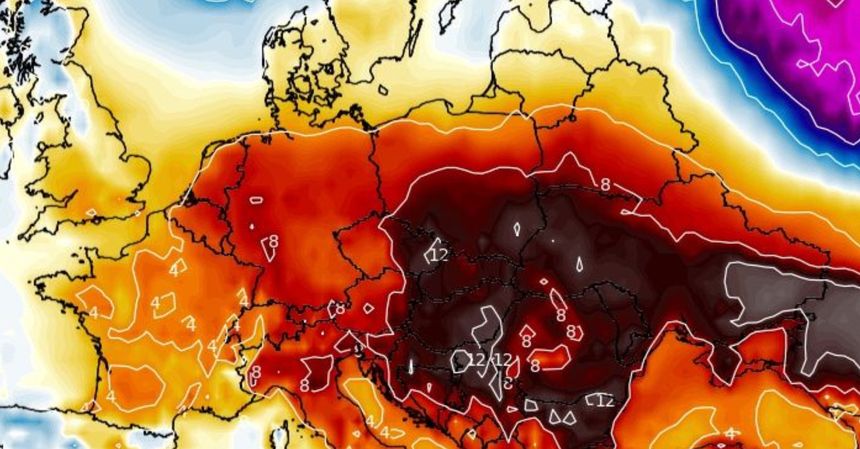Mapa temperatury