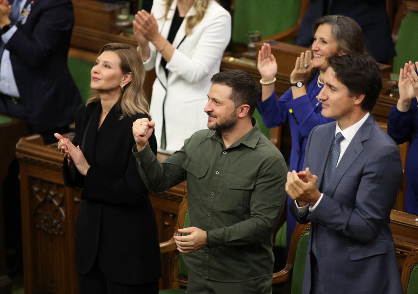 Zełenski w Kanadzie