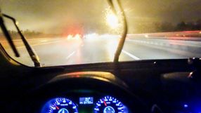 Deszcz i minusowa temperatura