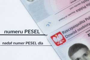 Dowód osobisty - numer PESEL