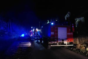 Pożar domu jednorodzinnego w miejscowości Turzyn-Kolonia