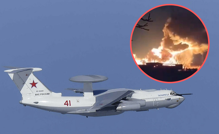Zestrzelono kluczowy rosyjski samolot A-50