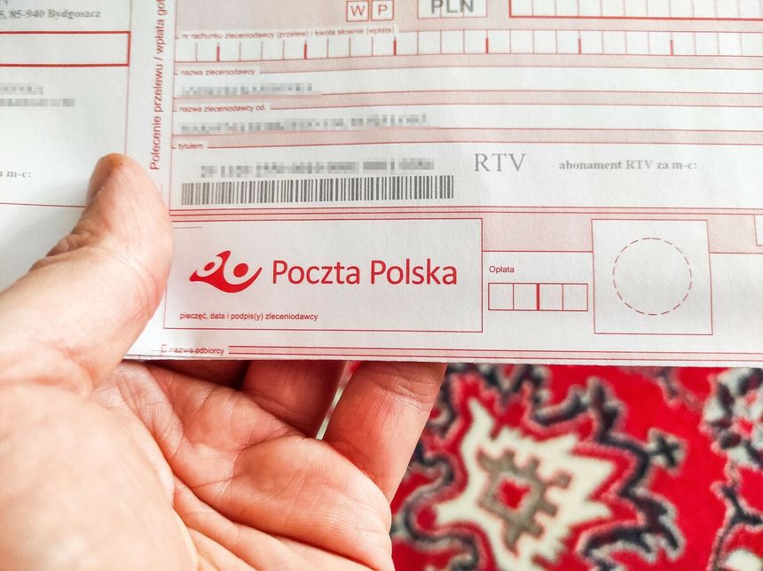 przekaz pocztowy na abonament RTV