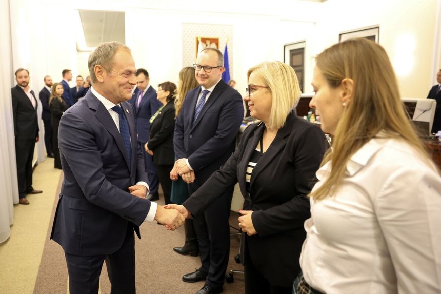 Donald Tusk, Adam Bodnar, Paulina Hennig-Kloska, Katarzyna Pelczynska-Nalecz