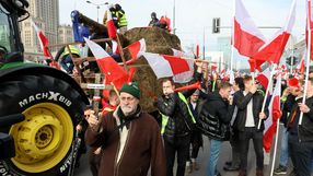 protest rolników w Warszawie