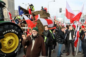 protest rolników w Warszawie