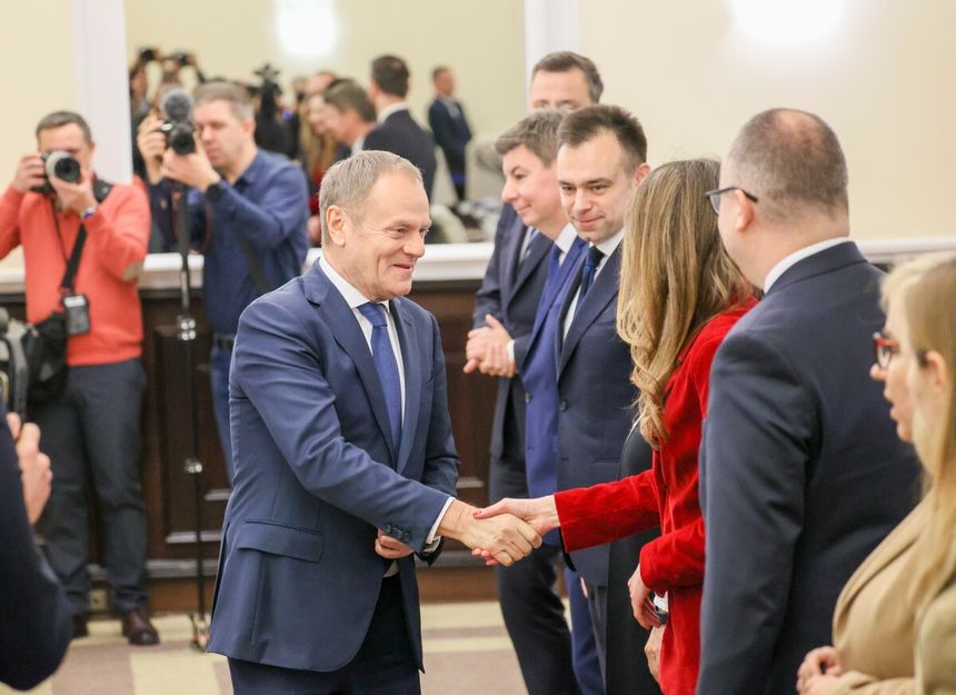 Donald Tusk, Jan Grabiec, Andrzej Domanski, Agnieszka Dziemianowicz-Bak, Adam Bodnar