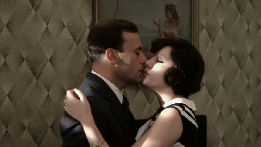 Jean-Louis Trintignant i Stefania Sandrelli w filmiem Konformista