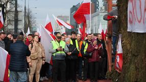 protest rolników w Warszawie