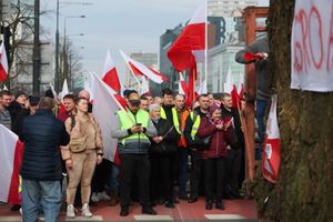 protest rolników w Warszawie
