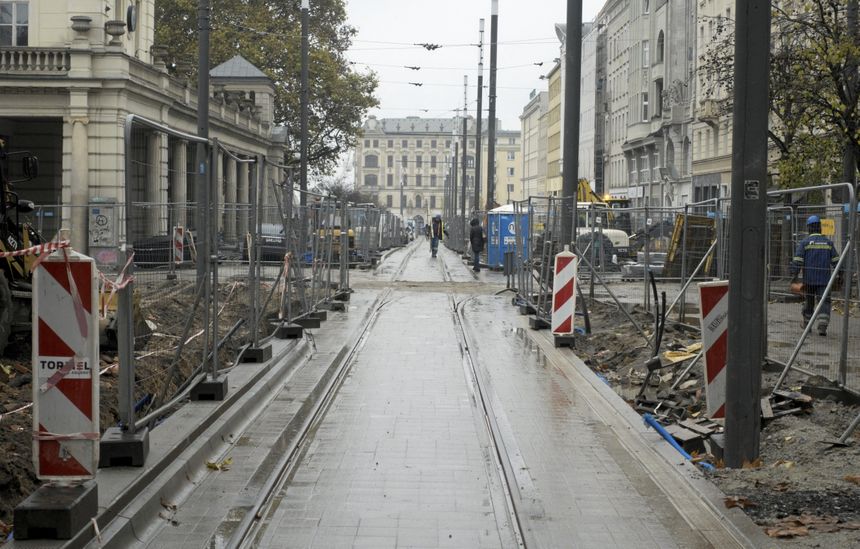 Remont w centrum Poznania