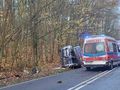 Wypadek busa niedaleko Barlinka