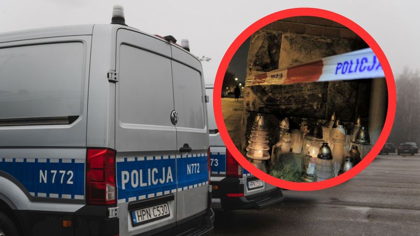 Miejsce zabójstwa dwóch policjantów we Wrocławiu