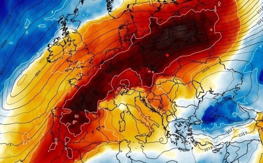 Mapa temperatury