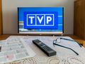 telewizor z logo TVP