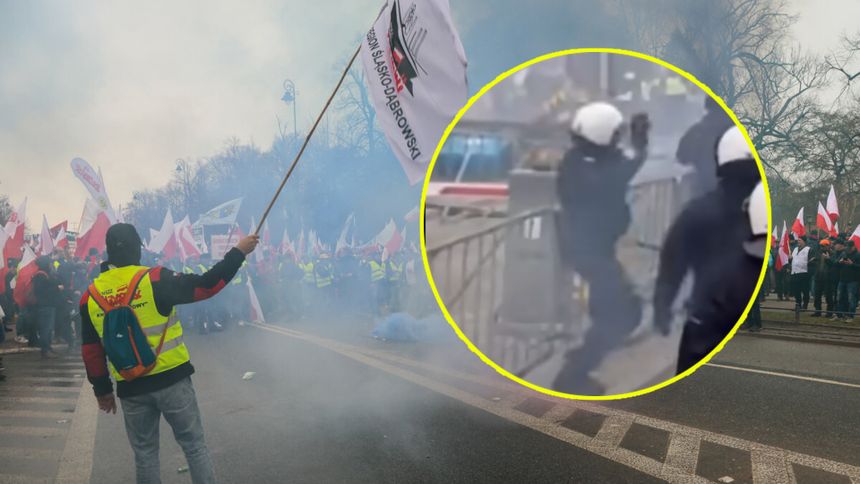 Protest rolników w Warszawie
